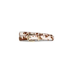 3334 Women's Cowhide Leather Western Belt, Dark Carob Multi